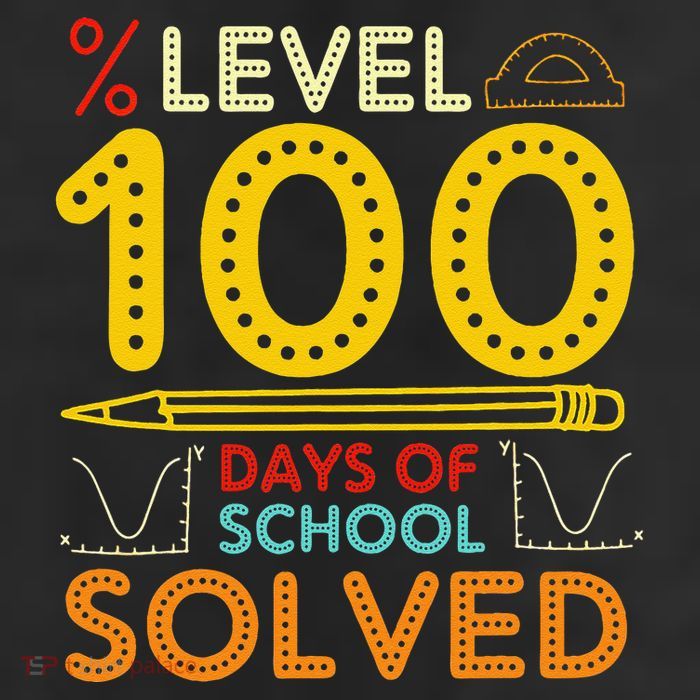 Level 100 Days Of School Solved Math Teacher Students Microfiber Hand Towel