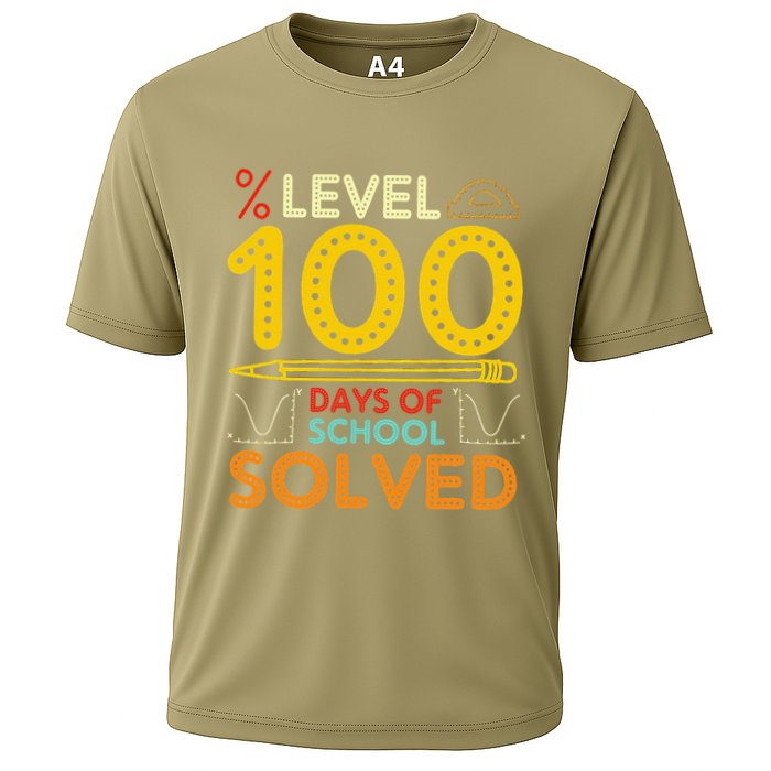 Level 100 Days Of School Solved Math Teacher Students Performance Shirt