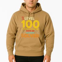 Level 100 Days Of School Solved Math Teacher Students Hoodie