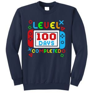 Level 100 Days Of School Complete Gamer Video Games Sweatshirt