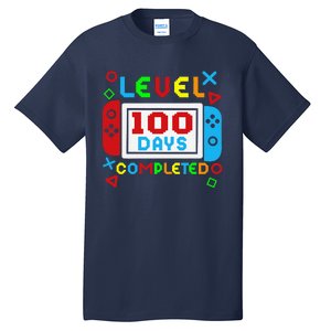 Level 100 Days Of School Complete Gamer Video Games Tall T-Shirt