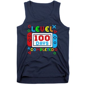 Level 100 Days Of School Complete Gamer Video Games Tank Top