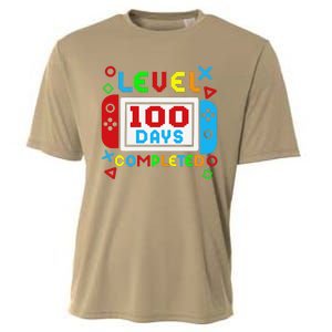 Level 100 Days Of School Complete Gamer Video Games Cooling Performance Crew T-Shirt