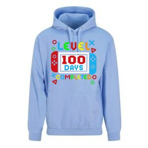 Level 100 Days Of School Complete Gamer Video Games Unisex Surf Hoodie