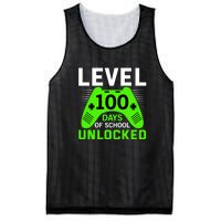 Level 100 Days Of School Unlocked Gamer Video Games Boys Mesh Reversible Basketball Jersey Tank