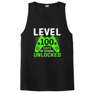 Level 100 Days Of School Unlocked Gamer Video Games Boys PosiCharge Competitor Tank