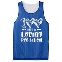 Loving 100 Days Of School Kindergarten Teacher Pregiftk Student Gift Mesh Reversible Basketball Jersey Tank