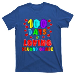 Loving 100 Days Of School Second Grade Gift T-Shirt