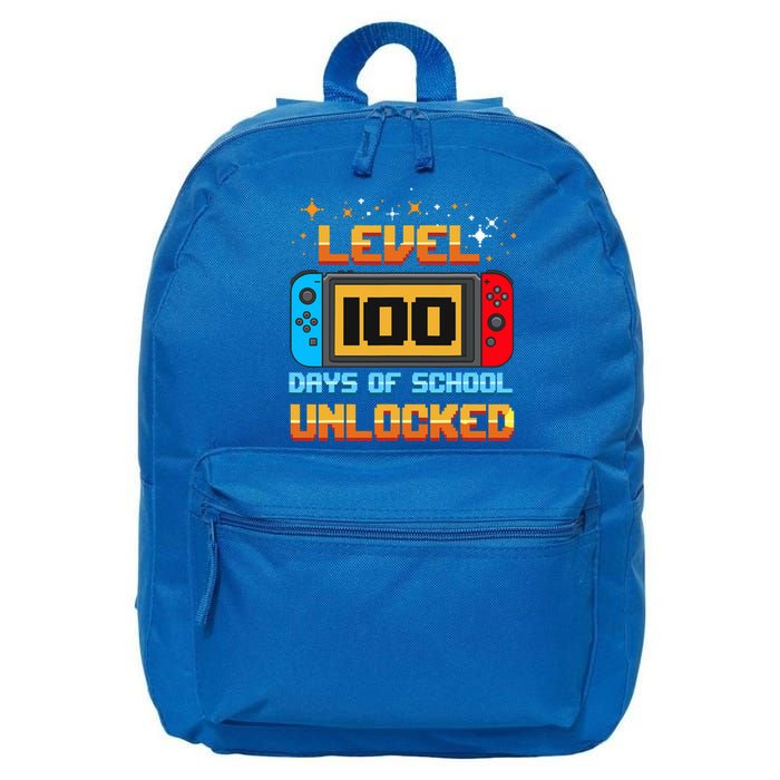 Level 100 Days Of School Unlocked Gamer 16 in Basic Backpack