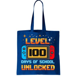 Level 100 Days Of School Unlocked Gamer Tote Bag