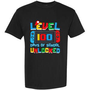 Level 100 Days Of School Unlocked Video Games Garment-Dyed Heavyweight T-Shirt