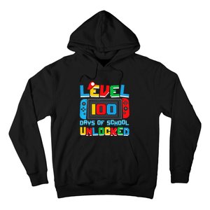 Level 100 Days Of School Unlocked Video Games Hoodie