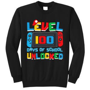 Level 100 Days Of School Unlocked Video Games Sweatshirt