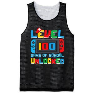 Level 100 Days Of School Unlocked Video Games Mesh Reversible Basketball Jersey Tank