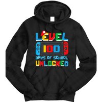 Level 100 Days Of School Unlocked Video Games Tie Dye Hoodie