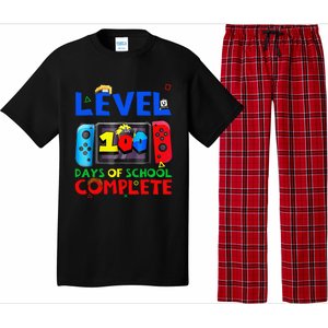 Level 100 Days Of School Complete Gaming Gamer Matching Pajama Set