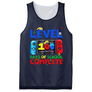 Level 100 Days Of School Complete Gaming Gamer Matching Mesh Reversible Basketball Jersey Tank