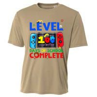 Level 100 Days Of School Complete Gaming Gamer Matching Cooling Performance Crew T-Shirt