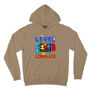 Level 100 Days Of School Complete Gaming Gamer Matching Hoodie