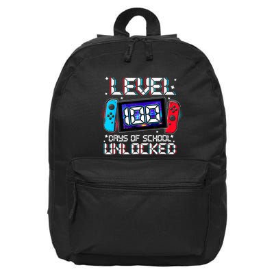 Level 100 Days Of School Unlocked Gamer Video Games 16 in Basic Backpack
