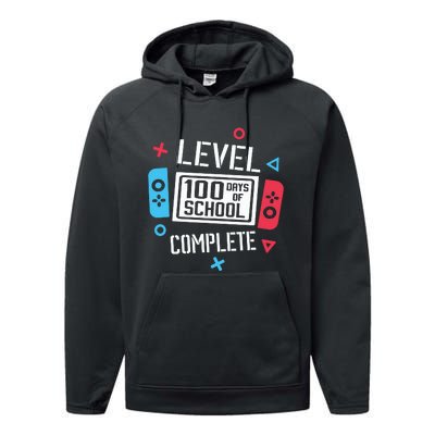 Level 100 Days Of School Performance Fleece Hoodie