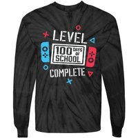 Level 100 Days Of School Tie-Dye Long Sleeve Shirt