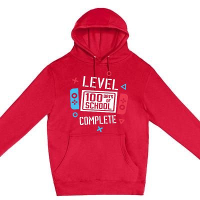 Level 100 Days Of School Premium Pullover Hoodie