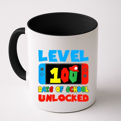 Level 100 Days Of School Unlocked Video Games Gamer Mug