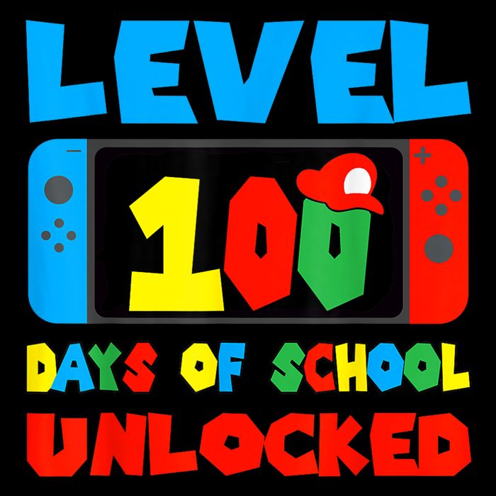 Level 100 Days Of School Unlocked Video Games Gamer 16 in Basic Backpack