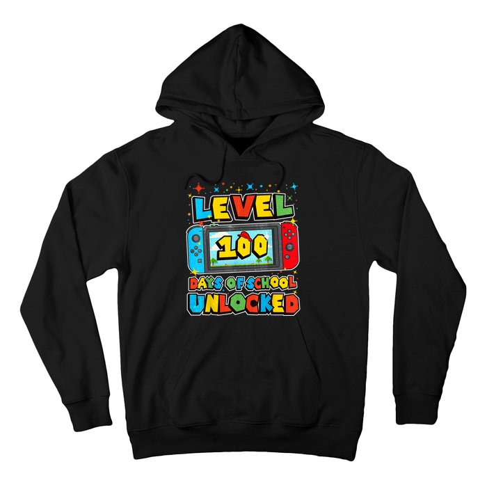 Level 100 Days Of School Unlocked Boy S Gamer Video Games Hoodie