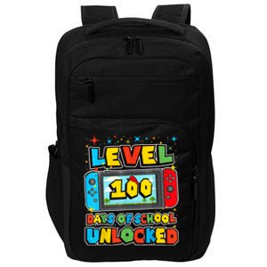 Level 100 Days Of School Unlocked Boy S Gamer Video Games Impact Tech Backpack