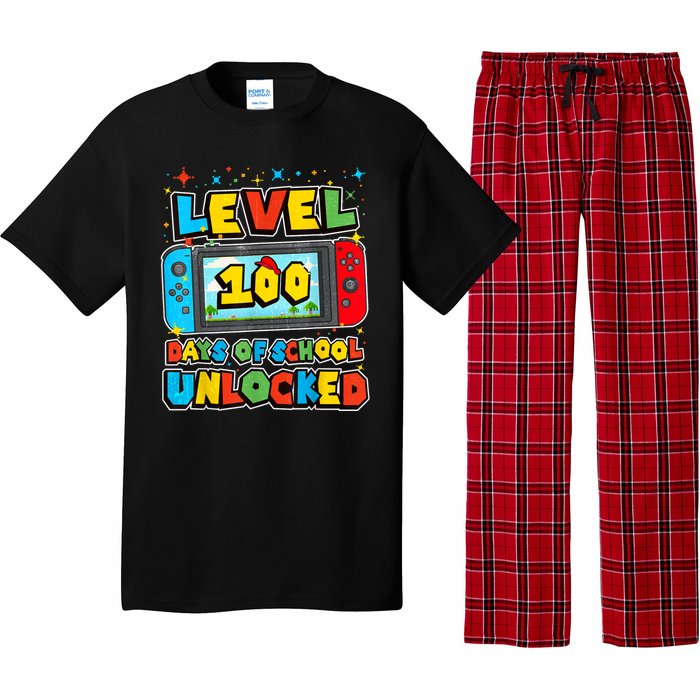 Level 100 Days Of School Unlocked Boy S Gamer Video Games Pajama Set