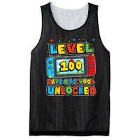 Level 100 Days Of School Unlocked Boy S Gamer Video Games Mesh Reversible Basketball Jersey Tank