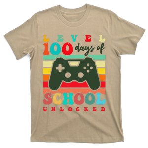 Level 100 Days Of School Unlocked For Gamers T-Shirt