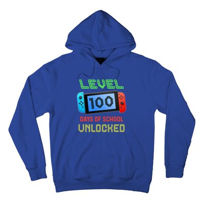 Level 100 Day Of School Unlocked Gaming Smarter Gamer Gift Hoodie