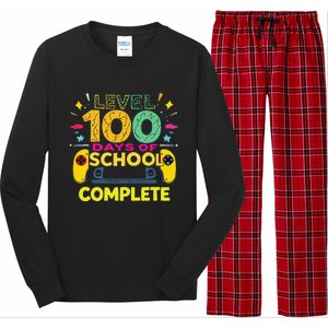 Level 100 Days Of School Complete Happy 100th Day Of School Long Sleeve Pajama Set