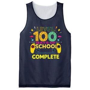 Level 100 Days Of School Complete Happy 100th Day Of School Mesh Reversible Basketball Jersey Tank