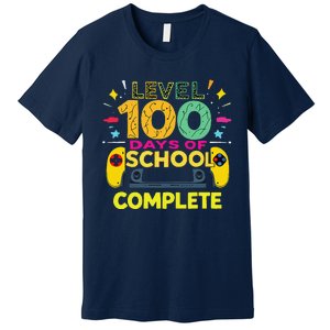 Level 100 Days Of School Complete Happy 100th Day Of School Premium T-Shirt