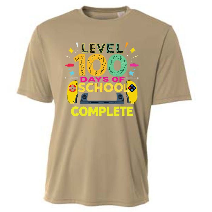 Level 100 Days Of School Complete Happy 100th Day Of School Cooling Performance Crew T-Shirt