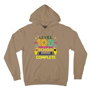 Level 100 Days Of School Complete Happy 100th Day Of School Hoodie