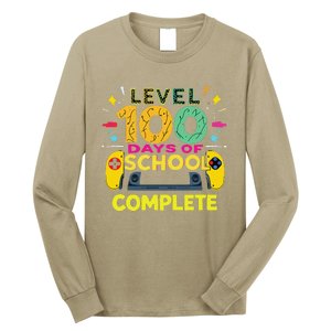 Level 100 Days Of School Complete Happy 100th Day Of School Long Sleeve Shirt