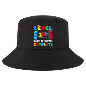 Level 100 Days Of School Complete Gamer Video Games Cool Comfort Performance Bucket Hat