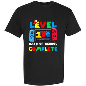 Level 100 Days Of School Complete Gamer Video Games Garment-Dyed Heavyweight T-Shirt