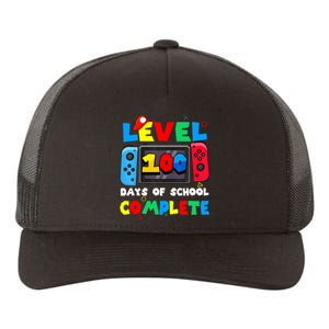 Level 100 Days Of School Complete Gamer Video Games Yupoong Adult 5-Panel Trucker Hat