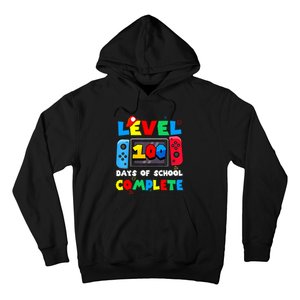 Level 100 Days Of School Complete Gamer Video Games Hoodie