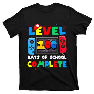 Level 100 Days Of School Complete Gamer Video Games T-Shirt