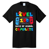 Level 100 Days Of School Complete Gamer Video Games Tall T-Shirt