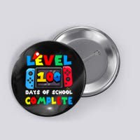 Level 100 Days Of School Complete Gamer Video Games Button