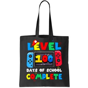 Level 100 Days Of School Complete Gamer Video Games Tote Bag