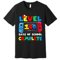 Level 100 Days Of School Complete Gamer Video Games Premium T-Shirt